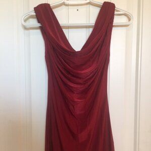 Shiny little red dress